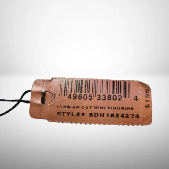 Jay Strongwater Persian Cat Maggie Mini Figurine With Swarovski Crystals - Picture 9 of 9